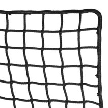 IUZEAI 야구 소프트볼 백스톱 네트 3m x 3m(10피트 10피트) 프로 하이 임팩트 스포츠 네트 튼튼한 나일론 소재 대형 배리어 네트(네트 전용)