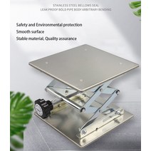 화물용 산업용 이동식 전동 수동 유압 테이블 리프트 대차 실험실 마이크로 리프팅에 작은, 30 30cm 테이블