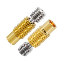 Kingroon all-metal e3d v6 목 열 브레이크 티타늄 합금 구리 3d 프린터 노즐 목 1.75mm e3d v6 hotend 히터 블록, 두 조각, 유형 d