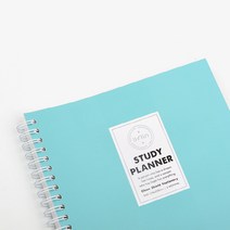 스터디플래너 70매 타임스케줄러 자기계발 시간관리 공부계획 자기주도 학습관리, 라임