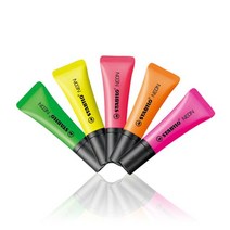 스타빌로 네온 튜브디자인 형광펜 10개 연필 색 샤프, 그린_33, 본상품선택