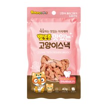 뽀로로 맛있는 고양이 스낵 연어 새우 닭고기 40g / 치석케어 / 고양이 간식, 연어&새우&닭고기 40g