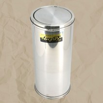 스텐 쓰레기통 38L 스테인리스 대형 휴지통 분리수거함, 대38L