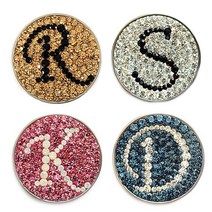 일루시아 스와로브스키 이니셜 골프 볼마커, 17.로즈오팔, 선물박스포장