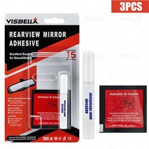 차량 유리 복원제 돌빵 용접 파손 복원하카 본드 액체 슈퍼 접착제 자동차 백미러 수리 접착 금속 복원 필러 실런트 분 경화 접착제, 3개