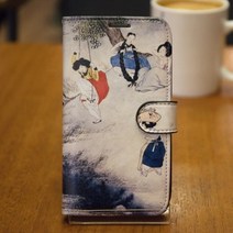 LG 스타일러스2 신윤복 단오풍정 다이어리 폰케이스.프디케