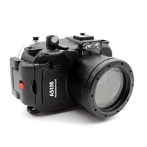 40M/130FT 방수 수중 카메라 하우징 다이빙 하드 케이스 소니 A5100 16-50mm 렌즈 + 67mm하드케이스 방수, 한개옵션0