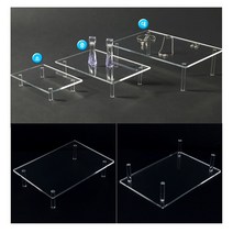 [풀리줄리] 사각 테이블 진열대 화장품 향수 피규어 제품 매대 디피 전시장 박람회, 01 / 옵션_소