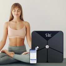 이야 ITO 스마트 체지방 체중계 ITO-0922 인바디 디지털 유아 반려동물 체중계, 블랙