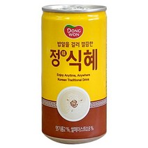 맛있는동원 밥알없는정식혜 175ml X 30캔사무실 대용량 업소용 식당용 간식 소스, 상세페이지 참조