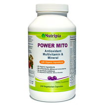 뉴트리피아 파워마이토 유기농 항산화 종합영양제 240정 NO이산화규소 NO합성첨가물 Power Mito