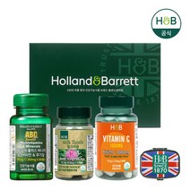 홀랜드앤바렛 부모님 원데이 건강 3종 세트 (씨니어 종합비타민 60정+비타민C 60정+밀크씨슬 30정), 1개