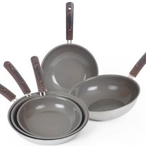 쵄두 명품 특허 무독성 티타늄 통판 레슬레 후라이팬 웍 궁중팬 22/24/28cm A1C1, 레슬레 프라이팬 22cm_블랙
