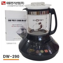 대웅 약탕기 2리터/ 대용량 3리터 최신형 자동온도조절기능 홍삼제조기 [특별메뉴얼제공], DW-290G(2.7L)한약전용