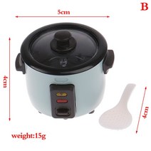 1pc 주방 빵 커피 기계 Juicer 전기 베이킹 팬 빈티지 전화 주전자 장난감 인형 집 미니 장식, [01] As Pictures Shown