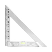 7 인치 알루미늄 속도 광장 삼각형 각도 각도기 측정 도구 삼각형 눈금자 각도 측정 각도기 목수 레이아웃, 02 B