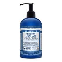 닥터브로너스 슈가솝 페퍼민트 360ml 바디클렌저, 1개