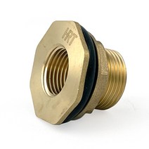 신주 피팅(물탱크용) 40A 수도 배관자재 부속 파이프 설비 보일러 난방 핏팅 황동, 1개