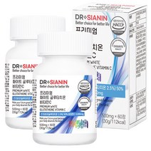 닥터시아닌 프리미엄 화이트 글루타치온 비타민C, 60정, 2개, 30g