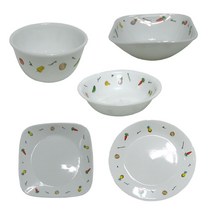 코렐 샐러드시즌 공기 대접 냉면기 찬기 접시 식기 그릇 단품선택, 1개, (습사라) 찬기(소)