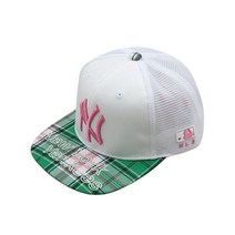 엠엘비 MLB 키즈 체크 매쉬 스냅백 72CPMD911-50G