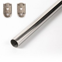 스텐 파이프 옷봉 옷걸이봉 소켓세트, 16파이-600mm