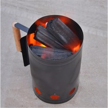 숯점화통 차콜스타터 캠핑 바비큐 침니스타터 화로대 열효율