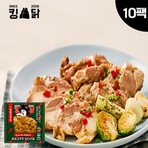 킹닭 청양고추맛 닭다리살 100g x 10팩 통닭다리살 통다리살 닭다리 순살, 10개