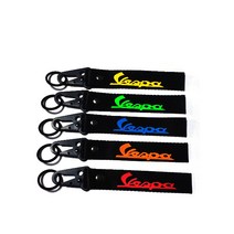 베스파 키링 베스파 레터링 스트랩 키체인 키홀더 체인키링 스쿠터 베스파용품 베스파악세사리, (04)ORANGE, 1개