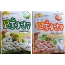 건강한 밥상 쫀득한 식감의 아하꼬물이만두(고기+김치) 2.7kg