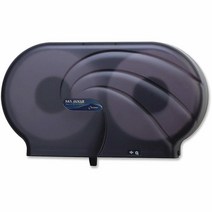 San Jamar - SJMR4090TBK R4090TBK 트윈 22.9cm9인치 JBT 화장실 휴지 디스펜서 블랙 펄 476637, 19 x 5 1/4 x 12