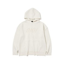 KNITTED 니티드 X 5252바이오아이오아이 베이직 로고 니트 후디 IVORY