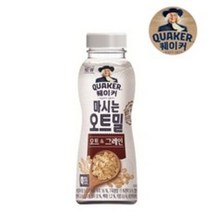롯데제과 퀘이커 마시는오트밀 오트&그레인, 50g, 15개