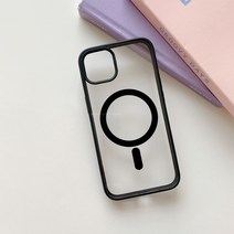 스타크라운 아이폰 맥세이프 컬러풀 엣지 투명 케이스 iPhone X/Xs/XR/Xs Max/7 8Plus/Se2/Se3