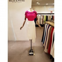 모조에스핀 A라인 언발란스 플리츠 스커트 S212MSD022-IVs212msd022