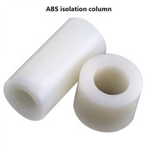 토우 앙카 석고 단열 컬럼 플라스틱 포스트 스트레이트 스루 나일론 슬리브 ABS 가스켓 원형 구멍 기둥 간격 M3M4M5 100Pcs 143936, M3 X D7, 12mm