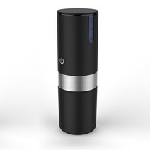 자동차 여행 200ml 휴대용 전기 커피 머신 에스프레소 메이커 인스턴트 캡슐 파우더 자동, Black