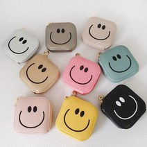인조이박스 사각스마일 키홀더 가방키링 장식 백참 가방악세사리 10Color
