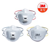 3M 방진마스크 9310K 9322K 9332K 접이식 Aura 마스크 모음, 1개