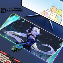 에픽 세븐 Rgb 마우스 패드 게이머 키보드 매트 책상 애니메이션 카펫 Pc 빅 게임 캐비닛 확장, 10 GG001217_01 RGB300x700x3mm