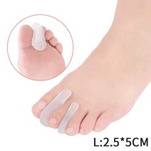무지외반증 교정기 발가락 보호대 실리콘 젤 외반 외반 분리기 페디큐어 발 손가락 뼈 엄지 보조기 건막 교정밴드, 1-스타일-1 쌍