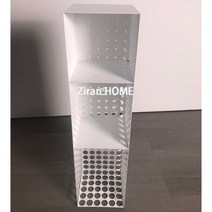 철제 벽선반 벽걸이 선반 럭셔리 타공판 디자인 진열대 감성 벽 인테리어 소품, 흰색수직레이어