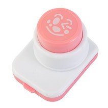 김펀치 김커터 스시 도구 해초 노리 펀치 커터 미소 얼굴 쌀 공 금형 다양한 표현 메이커 벤토 박스, 01 Pink white