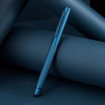 Hongdian신제품 다크 블루 포레스트 메탈 만년필 펜촉 EFF벤트 아름다운 나무 텍스처 뛰어난 필기감 비즈니스용 사무실 펜, Dark Blue--One Pen_Long Knife