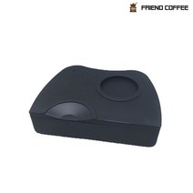 EM_YJ 커피 템핑매트 1구 블랙 대 커피템퍼 탬핑매트 탬퍼받침 바리스타용픔 홈카페