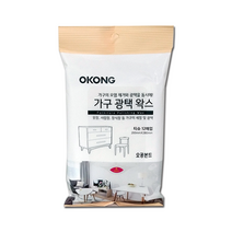 철공자닷컴 오공 가구 광택 왁스 티슈 원목 식탁 테이블 옷장 서랍장 장식장 코팅 관리 오염 제거, 포장형 10개입 EA
