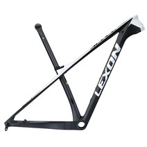 픽시 프레임 두발 자전거 에어샥 렉슨 풀 카본 mtb 29 부스트 ​​14812mm, 시트 포스트가 있는 흰색, 열 다섯