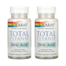 솔라레이 토탈 클렌즈 요산 수치 안정 Uric Acid 유릭 에씨드 60캡슐 2통 묶음