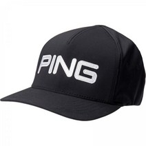 PING 2020 스트럭처드 골프 모자, Small/Medium, Black/White