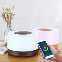 초음파가습기 샤오미 스마트미 디퓨저 아로마 불꽃가습기, 스마트-500ml, 유럽 ​​연합